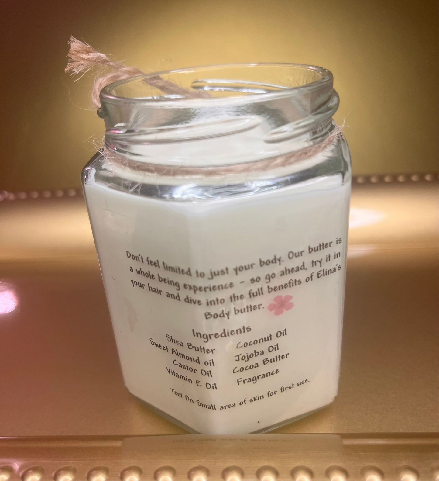 Elina's Body Butter- VANILLA SUGAR 6oz