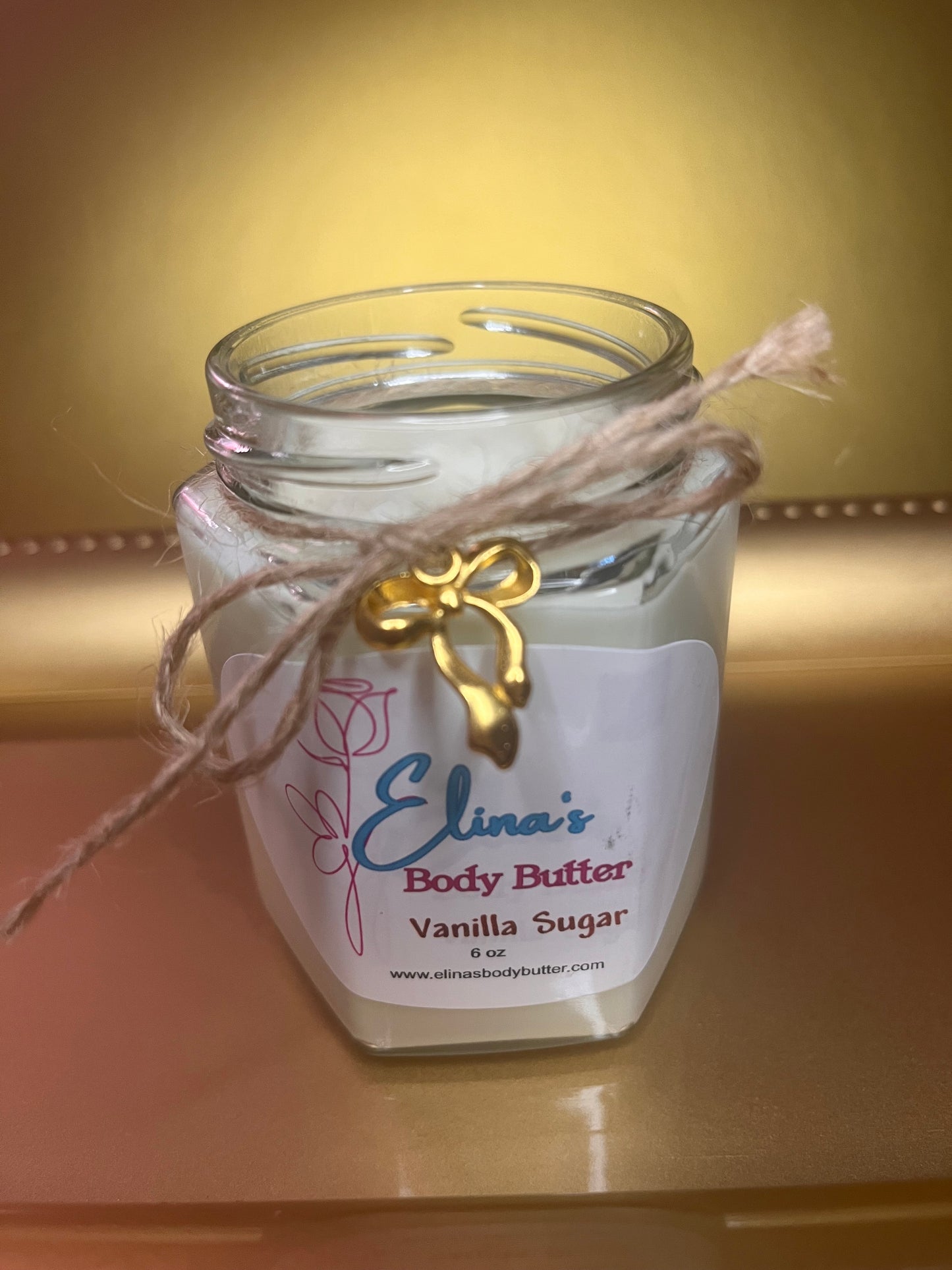 Elina's Body Butter- VANILLA SUGAR 6oz