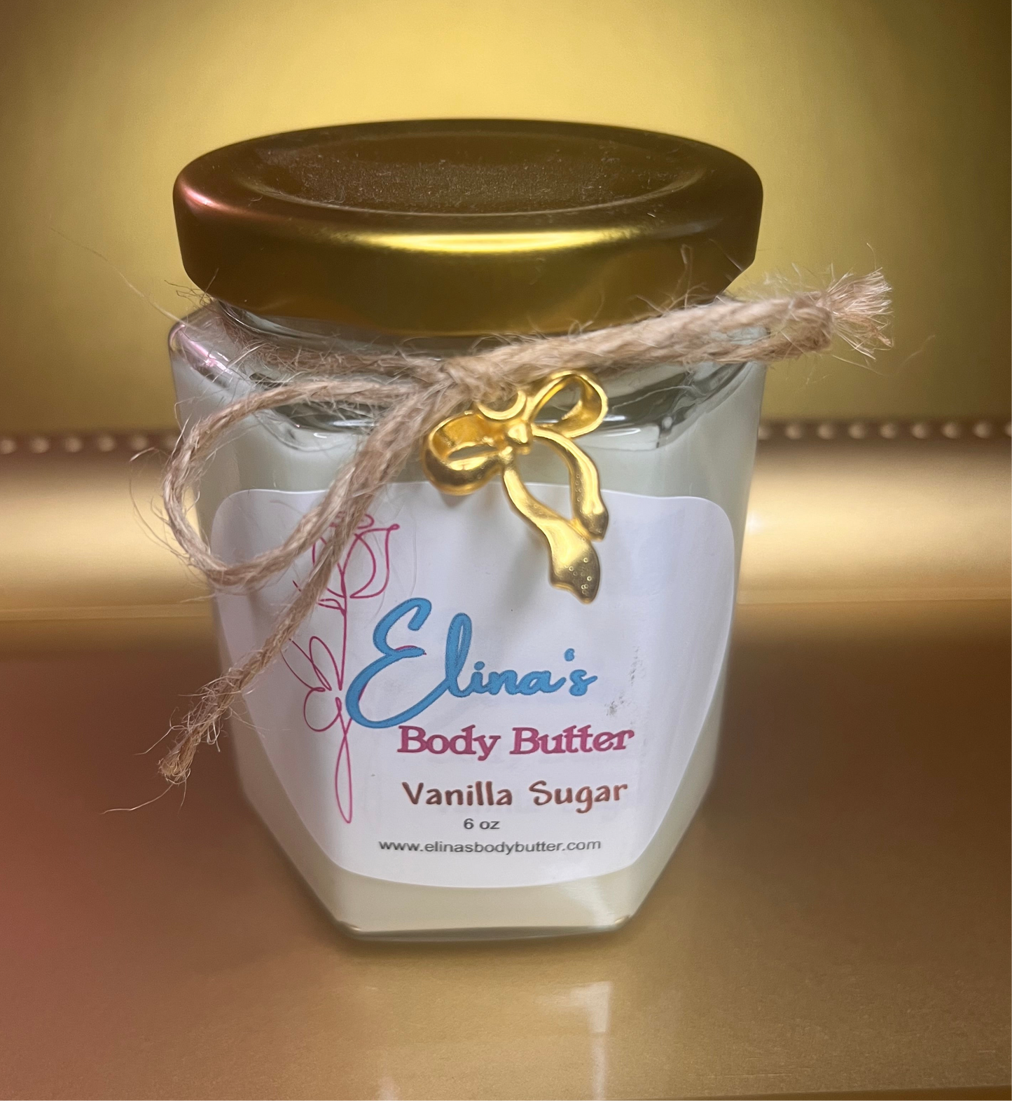 Elina's Body Butter- VANILLA SUGAR 6oz