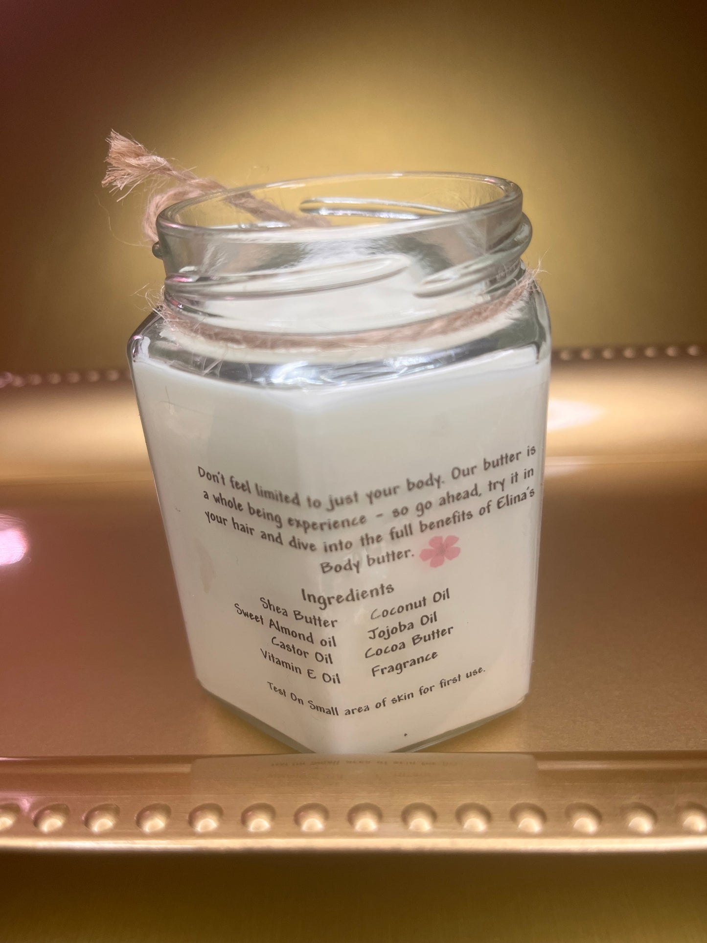 Elina's Body Butter- VANILLA SUGAR 6oz