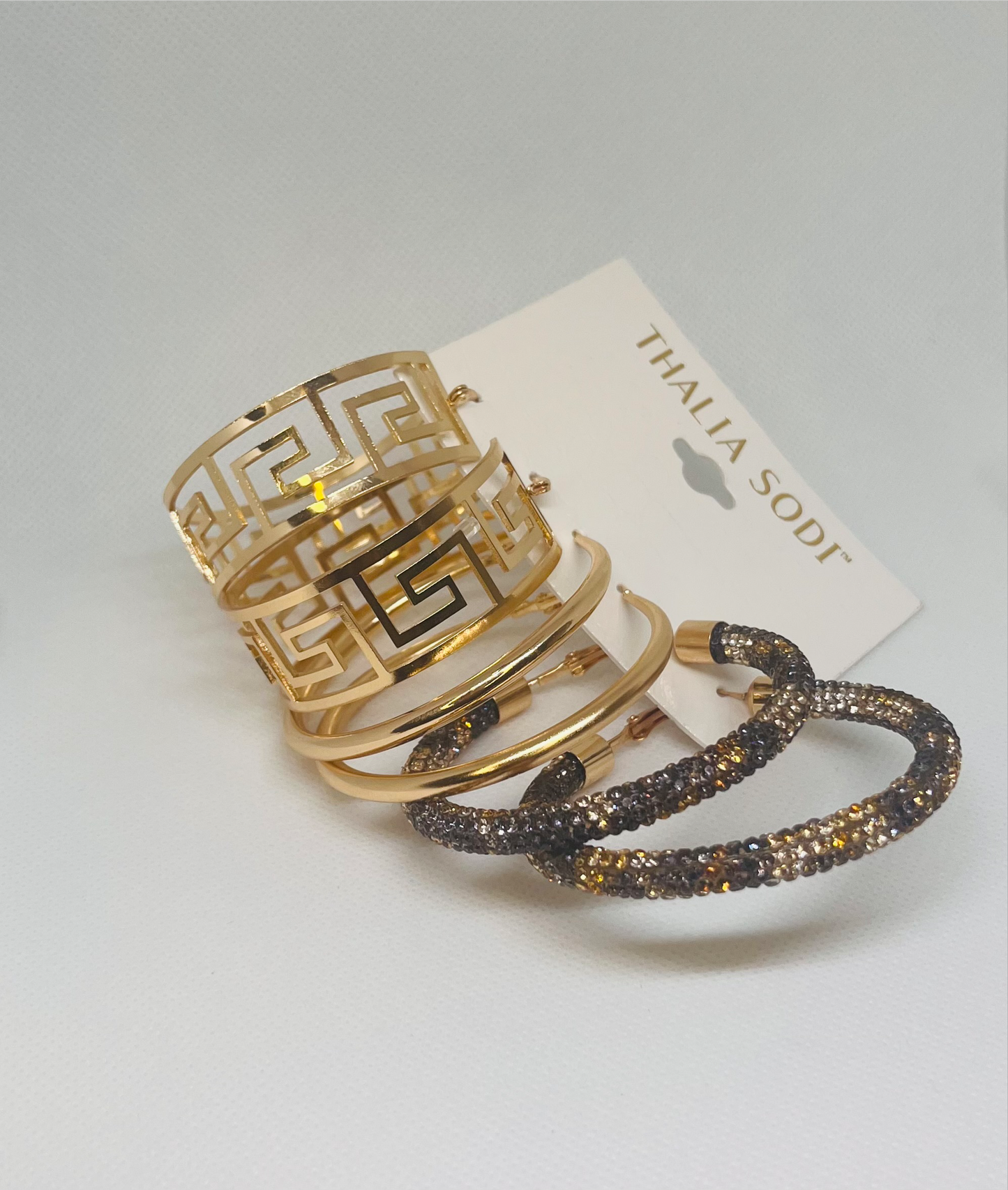 3 Pack Hoop Earring Set