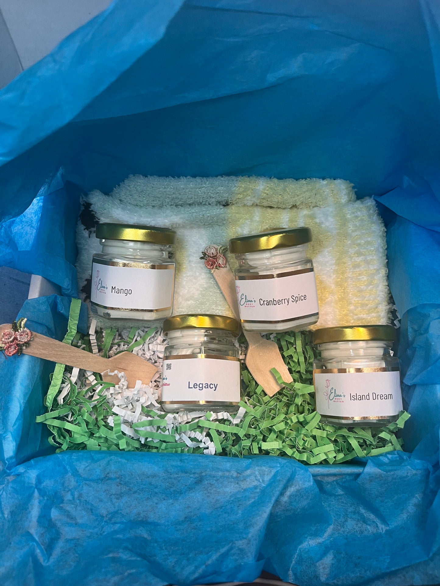 Elina’s Moisturizing Natural Body Butter Sample Gift Box